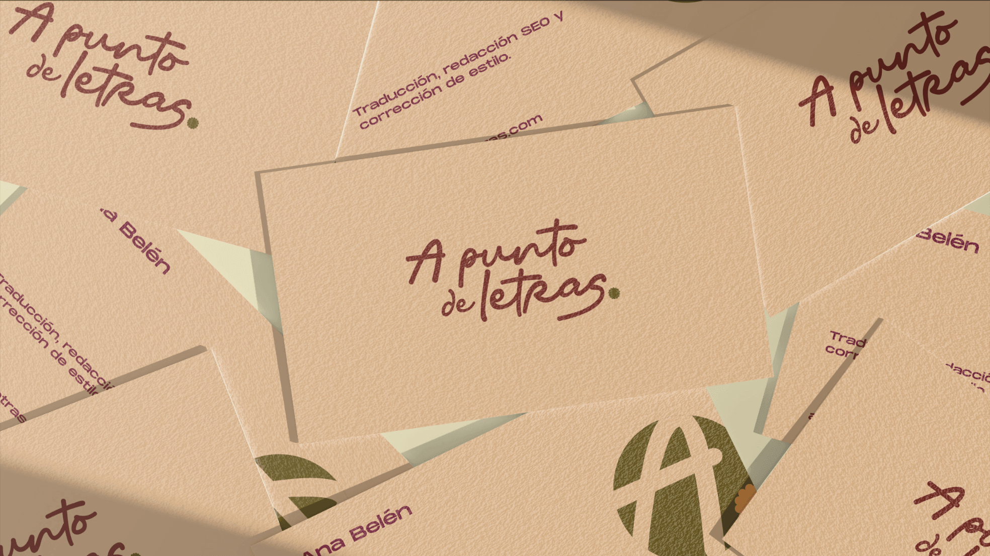 A Punto de Letras Identity Assets