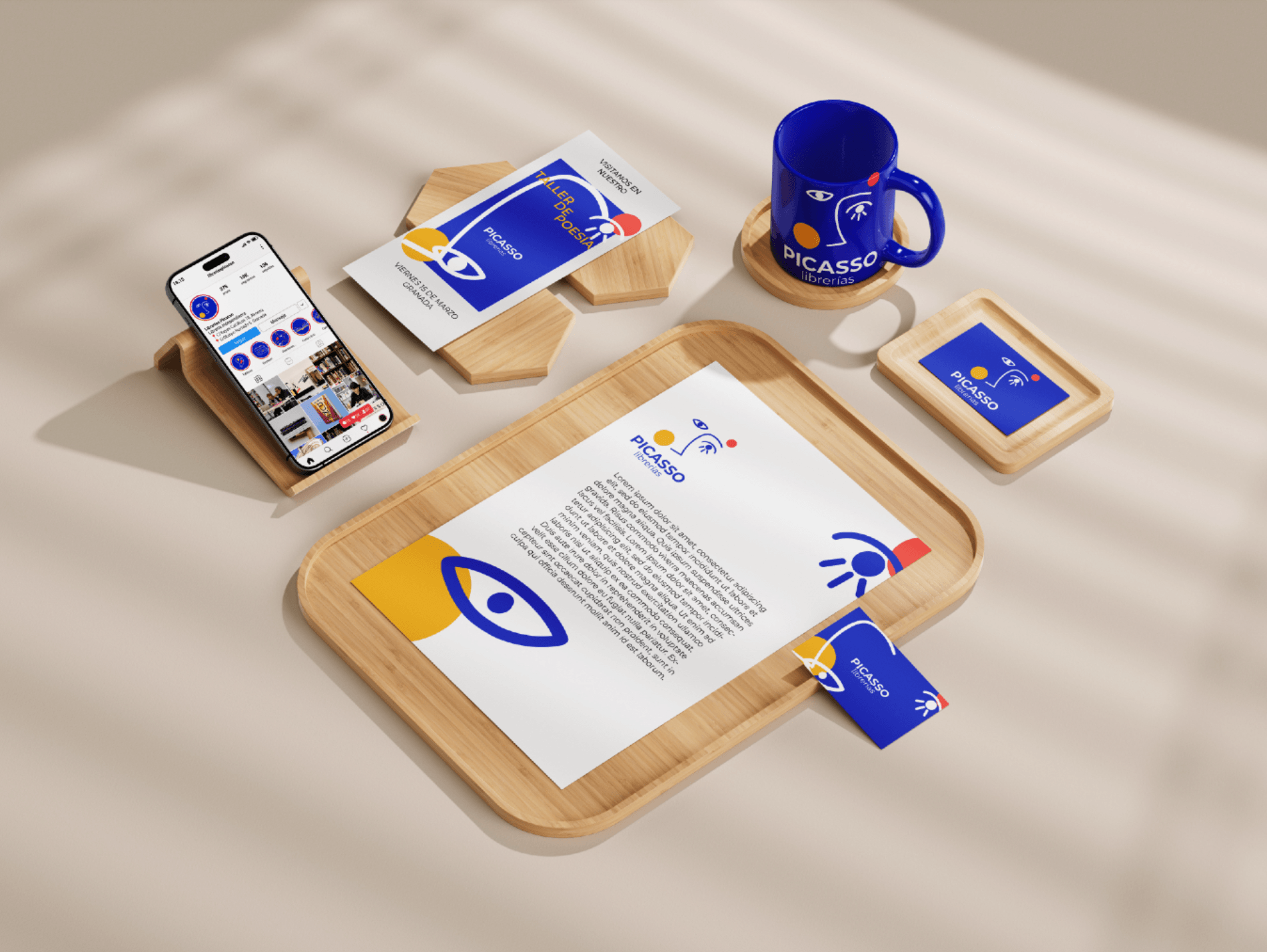 Librerías Picasso Rebranding Mockup Principal