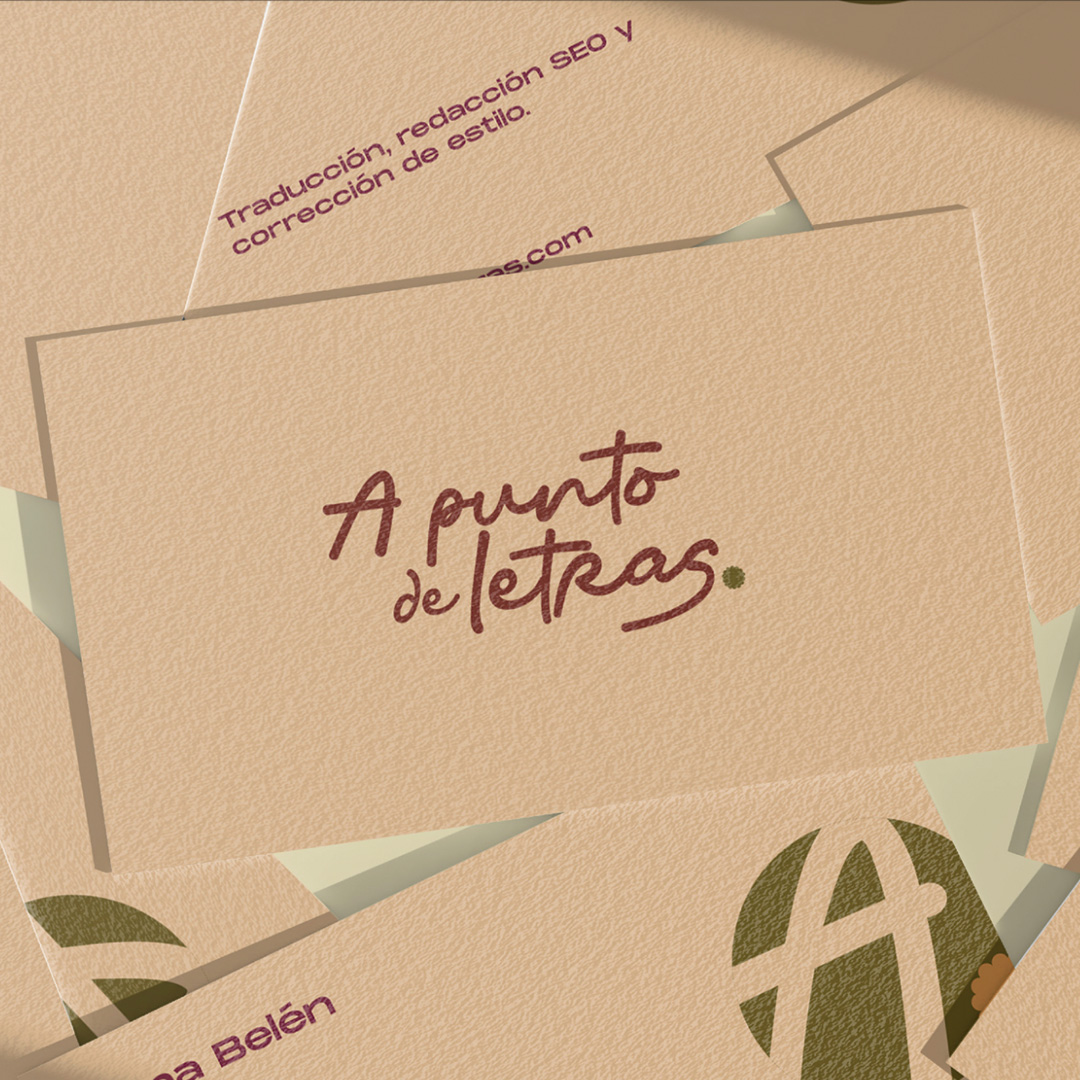 Rebranding A punto de Letras