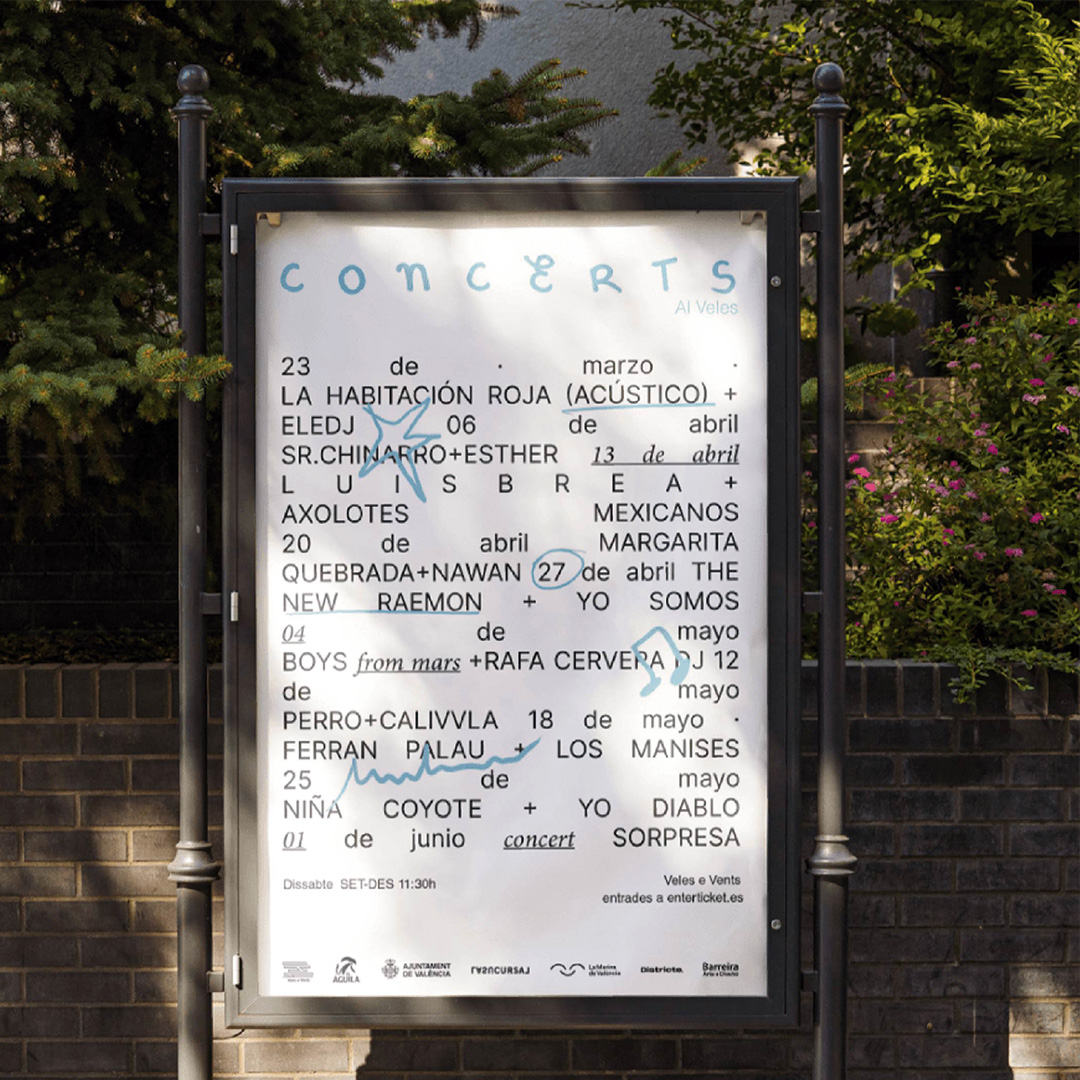 Identidad Visual Concerts Al Veles