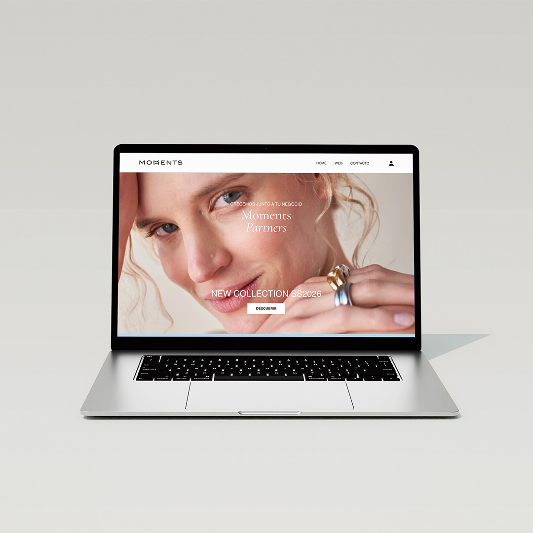 Rediseño Web de Moments Jewellery