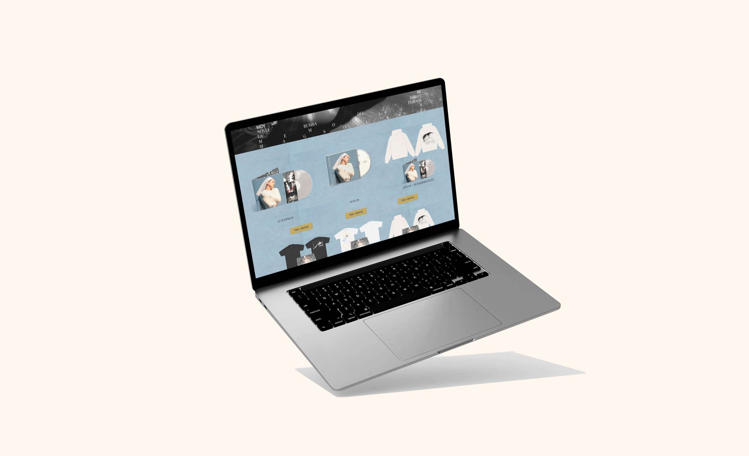 LUX UI Design Alternative Mockup